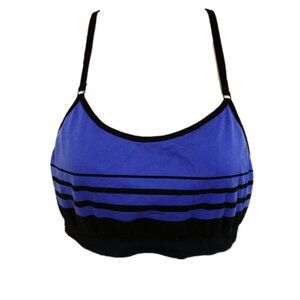 Everlast Women's Racerback Fitness Sport Bra, Blue RN15099